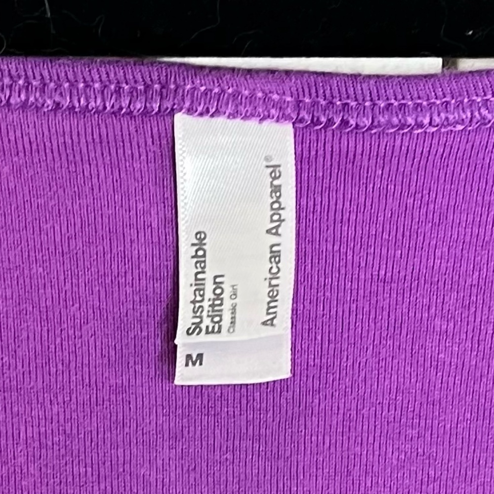 Classic Girl Purple American Apparel Dress M Sustainable Edition - Picture 2 of 4